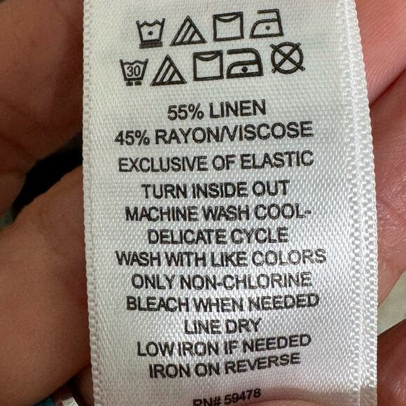 Cynthia Rowley Floral Sage Green Babydoll Dress Tiered Ruffles Size Medium - Picture 8 of 8